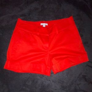 New York & Co 4 in shorts red NWOT